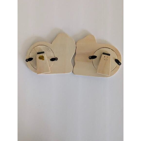 RARE! Disney Giftco Inc ~ 1 Mickey & 1 Minnie Mouse Stand Up Wooden Photo Frame - Picture 8 of 11